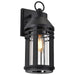 Wall Lantern Nuvo 60-8103 Wilton - 1 Light Large Wall Lantern - Matte Black with Clear Seeded Glass Nuvo
