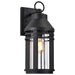 Wall Lantern Nuvo 60-8103 Wilton - 1 Light Large Wall Lantern - Matte Black with Clear Seeded Glass Nuvo