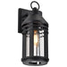 Wall Lantern Nuvo 60-8103 Wilton - 1 Light Large Wall Lantern - Matte Black with Clear Seeded Glass Nuvo