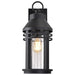 Wall Lantern Nuvo 60-8103 Wilton - 1 Light Large Wall Lantern - Matte Black with Clear Seeded Glass Nuvo