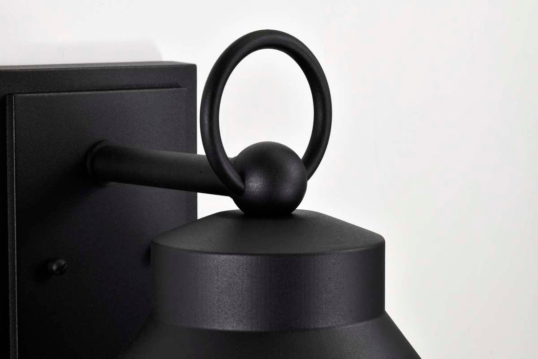 Wall Lantern Nuvo 60-8103 Wilton - 1 Light Large Wall Lantern - Matte Black with Clear Seeded Glass Nuvo