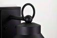 Wall Lantern Nuvo 60-8103 Wilton - 1 Light Large Wall Lantern - Matte Black with Clear Seeded Glass Nuvo