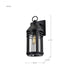 Wall Lantern Nuvo 60-8103 Wilton - 1 Light Large Wall Lantern - Matte Black with Clear Seeded Glass Nuvo