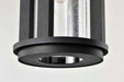 Hanging Lantern Nuvo 60-8104 Wilton - 1 Light Hanging Lantern - Matte Black with Clear Seeded Glass Nuvo