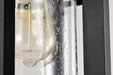Hanging Lantern Nuvo 60-8104 Wilton - 1 Light Hanging Lantern - Matte Black with Clear Seeded Glass Nuvo