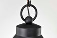 Hanging Lantern Nuvo 60-8104 Wilton - 1 Light Hanging Lantern - Matte Black with Clear Seeded Glass Nuvo