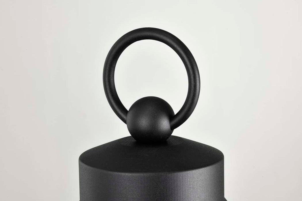 Post Top Nuvo 60-8105 Wilton - 1 Light Post Top - Matte Black with Clear Seeded Glass Nuvo