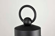 Post Top Nuvo 60-8105 Wilton - 1 Light Post Top - Matte Black with Clear Seeded Glass Nuvo