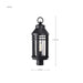 Post Top Nuvo 60-8105 Wilton - 1 Light Post Top - Matte Black with Clear Seeded Glass Nuvo
