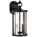 Wall Lantern Nuvo 60-8112 Broadstone - 2 Light Medium Wall Lantern - Matte Black with Clear Seeded Glass Nuvo
