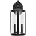 Wall Lantern Nuvo 60-8112 Broadstone - 2 Light Medium Wall Lantern - Matte Black with Clear Seeded Glass Nuvo