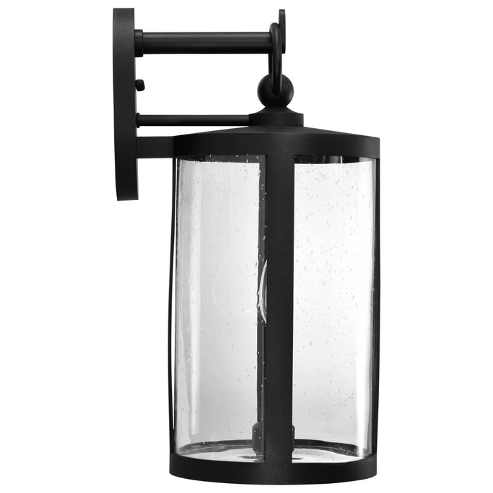 Wall Lantern Nuvo 60-8112 Broadstone - 2 Light Medium Wall Lantern - Matte Black with Clear Seeded Glass Nuvo