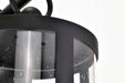 Wall Lantern Nuvo 60-8112 Broadstone - 2 Light Medium Wall Lantern - Matte Black with Clear Seeded Glass Nuvo