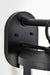 Wall Lantern Nuvo 60-8112 Broadstone - 2 Light Medium Wall Lantern - Matte Black with Clear Seeded Glass Nuvo
