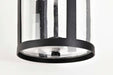 Wall Lantern Nuvo 60-8112 Broadstone - 2 Light Medium Wall Lantern - Matte Black with Clear Seeded Glass Nuvo