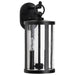Wall Lantern Nuvo 60-8113 Broadstone - 2 Light Large Wall Lantern - Matte Black with Clear Seeded Glass Nuvo