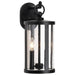 Wall Lantern Nuvo 60-8113 Broadstone - 2 Light Large Wall Lantern - Matte Black with Clear Seeded Glass Nuvo