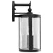 Wall Lantern Nuvo 60-8113 Broadstone - 2 Light Large Wall Lantern - Matte Black with Clear Seeded Glass Nuvo