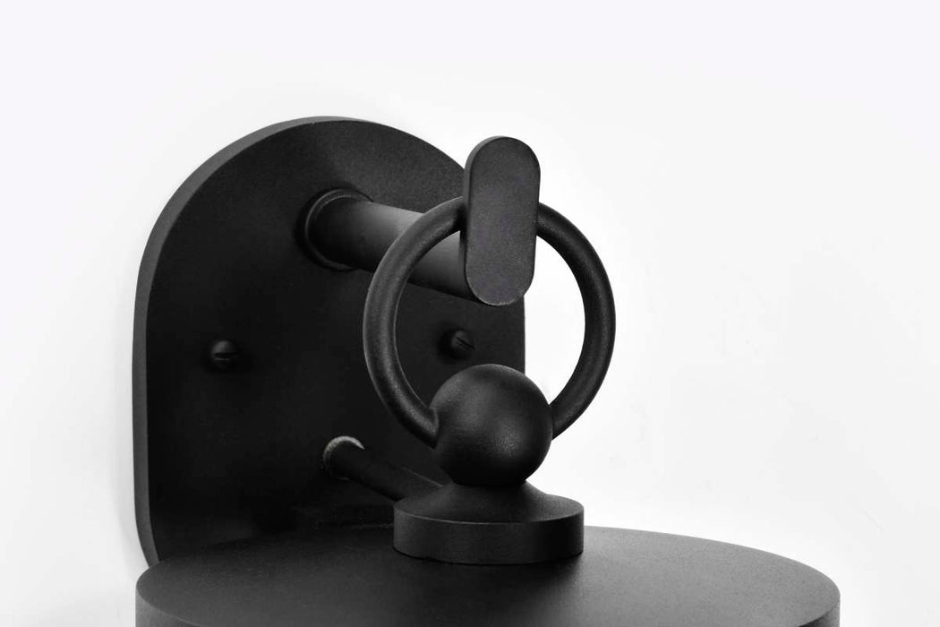 Wall Lantern Nuvo 60-8113 Broadstone - 2 Light Large Wall Lantern - Matte Black with Clear Seeded Glass Nuvo