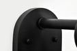 Wall Lantern Nuvo 60-8113 Broadstone - 2 Light Large Wall Lantern - Matte Black with Clear Seeded Glass Nuvo