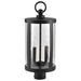 Post Top Nuvo 60-8114 Broadstone - 2 Light Post Top - Matte Black with Clear Seeded Glass Nuvo