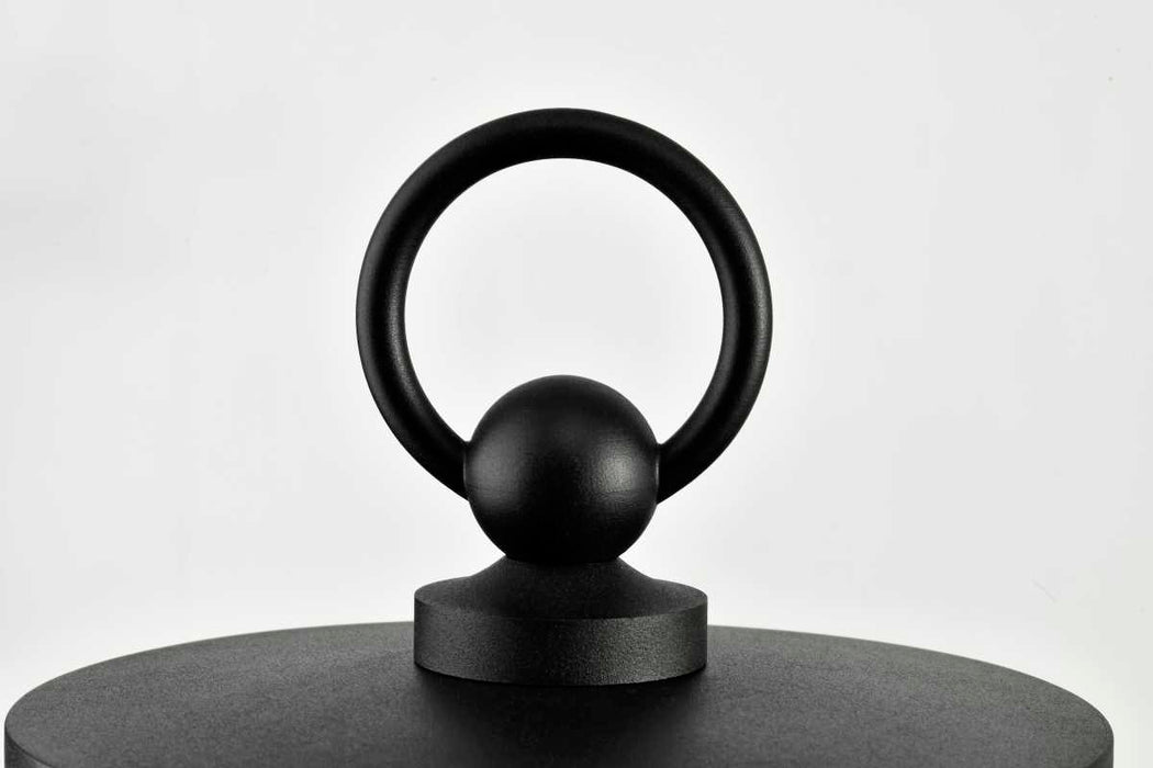 Post Top Nuvo 60-8114 Broadstone - 2 Light Post Top - Matte Black with Clear Seeded Glass Nuvo