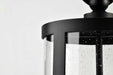 Post Top Nuvo 60-8114 Broadstone - 2 Light Post Top - Matte Black with Clear Seeded Glass Nuvo