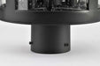 Post Top Nuvo 60-8114 Broadstone - 2 Light Post Top - Matte Black with Clear Seeded Glass Nuvo
