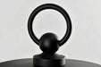 Post Top Nuvo 60-8114 Broadstone - 2 Light Post Top - Matte Black with Clear Seeded Glass Nuvo