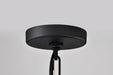 Hanging Lantern Nuvo 60-8115 Broadstone - 2 Light Hanging Lantern - Matte Black with Clear Seeded Glass Nuvo