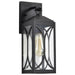 Wall Lantern Nuvo 60-8121 Oaklyn - 1 Light Small Wall Lantern - Matte Black with Clear Glass Nuvo