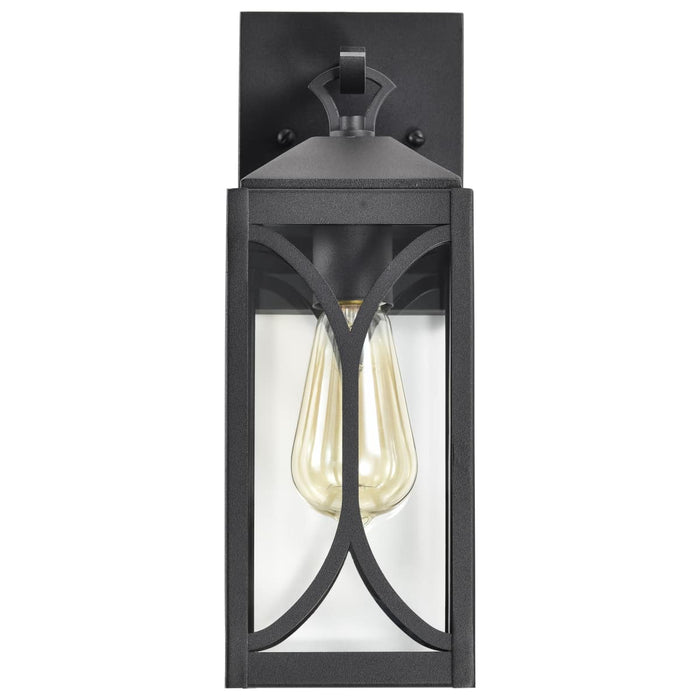 Wall Lantern Nuvo 60-8121 Oaklyn - 1 Light Small Wall Lantern - Matte Black with Clear Glass Nuvo