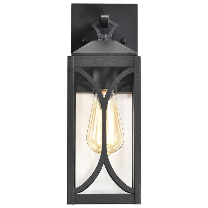 Wall Lantern Nuvo 60-8121 Oaklyn - 1 Light Small Wall Lantern - Matte Black with Clear Glass Nuvo