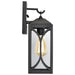 Wall Lantern Nuvo 60-8121 Oaklyn - 1 Light Small Wall Lantern - Matte Black with Clear Glass Nuvo