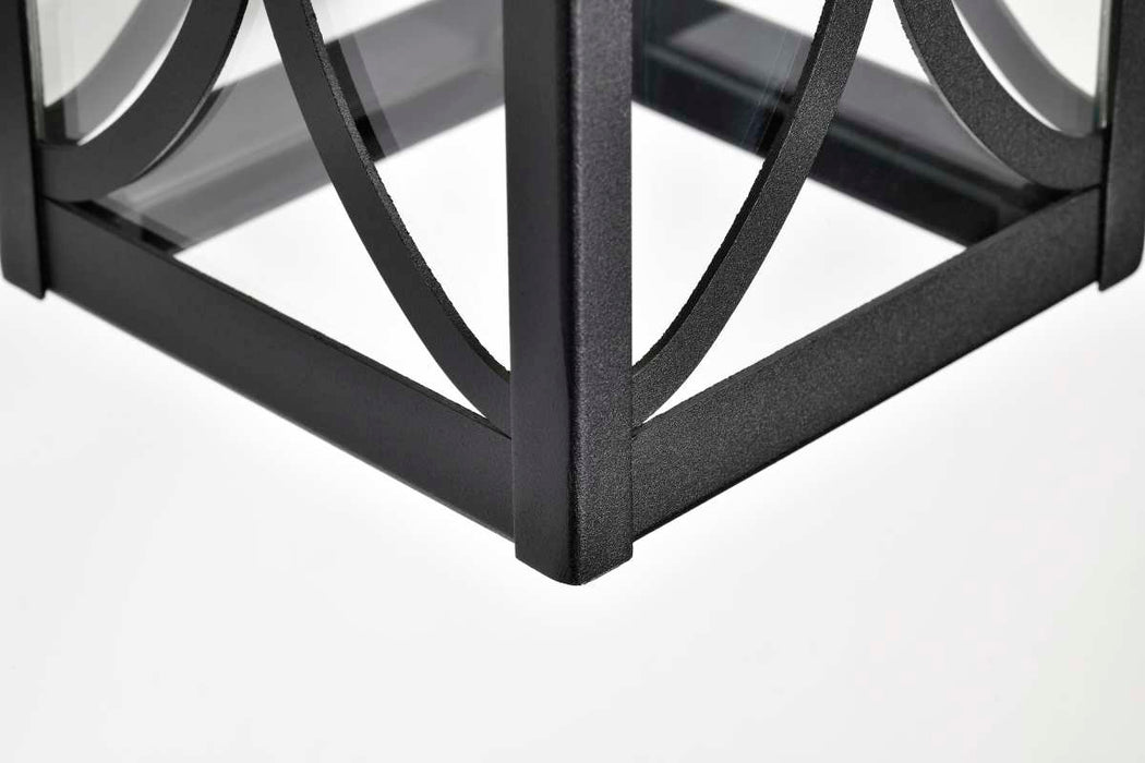 Wall Lantern Nuvo 60-8121 Oaklyn - 1 Light Small Wall Lantern - Matte Black with Clear Glass Nuvo