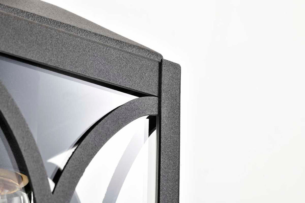 Wall Lantern Nuvo 60-8121 Oaklyn - 1 Light Small Wall Lantern - Matte Black with Clear Glass Nuvo