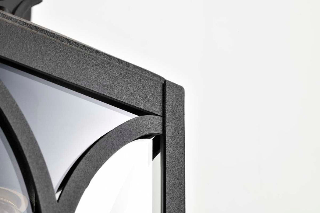 Wall Lantern Nuvo 60-8121 Oaklyn - 1 Light Small Wall Lantern - Matte Black with Clear Glass Nuvo