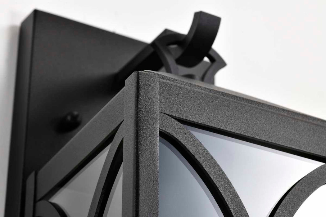 Wall Lantern Nuvo 60-8121 Oaklyn - 1 Light Small Wall Lantern - Matte Black with Clear Glass Nuvo