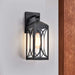 Wall Lantern Nuvo 60-8121 Oaklyn - 1 Light Small Wall Lantern - Matte Black with Clear Glass Nuvo