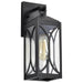 Wall Lantern Nuvo 60-8121 Oaklyn - 1 Light Small Wall Lantern - Matte Black with Clear Glass Nuvo