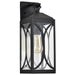 Wall Lantern Nuvo 60-8122 Oaklyn - 1 Light Medium Wall Lantern - Matte Black with Clear Glass Nuvo