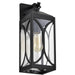 Wall Lantern Nuvo 60-8122 Oaklyn - 1 Light Medium Wall Lantern - Matte Black with Clear Glass Nuvo