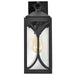 Wall Lantern Nuvo 60-8122 Oaklyn - 1 Light Medium Wall Lantern - Matte Black with Clear Glass Nuvo