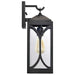 Wall Lantern Nuvo 60-8122 Oaklyn - 1 Light Medium Wall Lantern - Matte Black with Clear Glass Nuvo