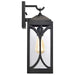 Wall Lantern Nuvo 60-8122 Oaklyn - 1 Light Medium Wall Lantern - Matte Black with Clear Glass Nuvo