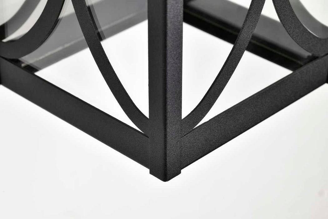 Wall Lantern Nuvo 60-8122 Oaklyn - 1 Light Medium Wall Lantern - Matte Black with Clear Glass Nuvo
