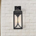 Wall Lantern Nuvo 60-8122 Oaklyn - 1 Light Medium Wall Lantern - Matte Black with Clear Glass Nuvo