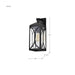 Wall Lantern Nuvo 60-8122 Oaklyn - 1 Light Medium Wall Lantern - Matte Black with Clear Glass Nuvo