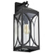 Wall Lantern Nuvo 60-8123 Oaklyn - 1 Light Large Wall Lantern - Matte Black with Clear Glass Nuvo