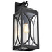 Wall Lantern Nuvo 60-8123 Oaklyn - 1 Light Large Wall Lantern - Matte Black with Clear Glass Nuvo
